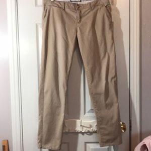 Abercrombie & Fitch women’s khaki pants size 8 perfect stretch